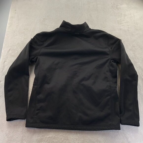 The North Face Mens Athletic Jacket Large Black Full-Zip Fleece Activewear Mock - Picture 15 of 15